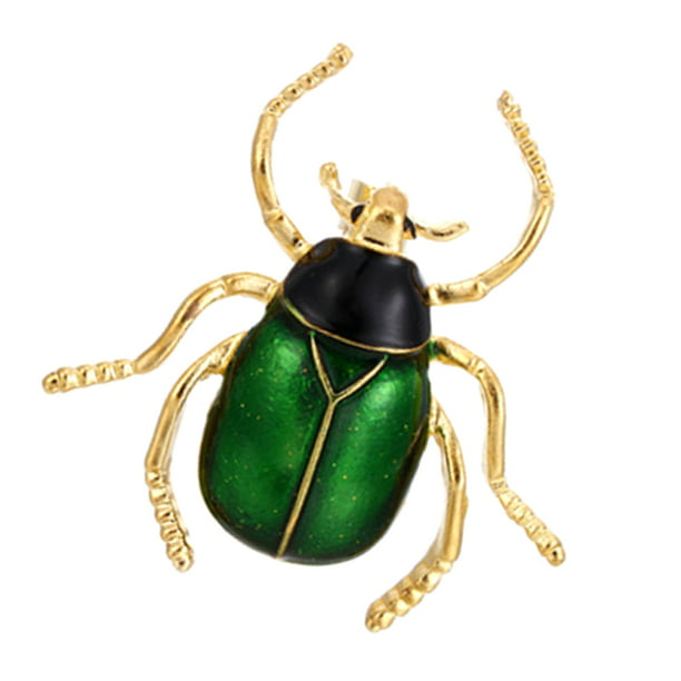 Delicate Women Rhinestone  Beetle Insect Shaped Metal Brooch Pin Jewelry Fashion